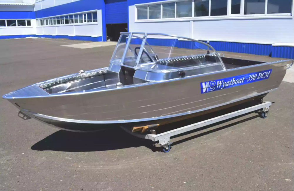 Алюминиевая лодка Wyatboat-390 DCM в Иркутске
