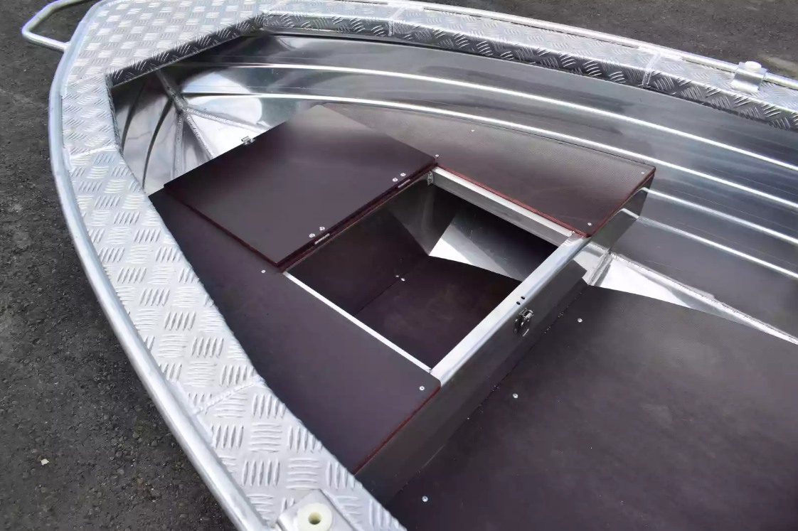 Алюминиевая лодка Wyatboat-390Р Увеличенный борт в Иркутске