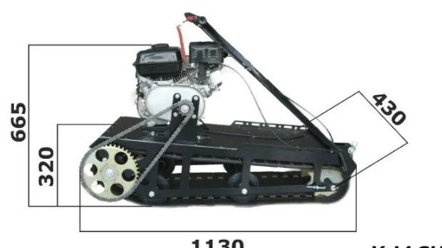 Мотобуксировщик XTREME-MOTORS "Конек-Горбунок" 6.5 л.с. в Иркутске