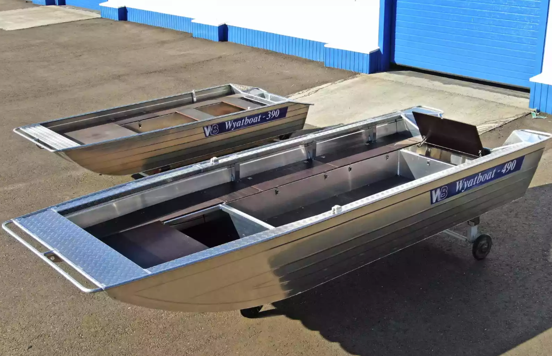 Алюминиевая лодка Wyatboat-490 Jonboat в Иркутске