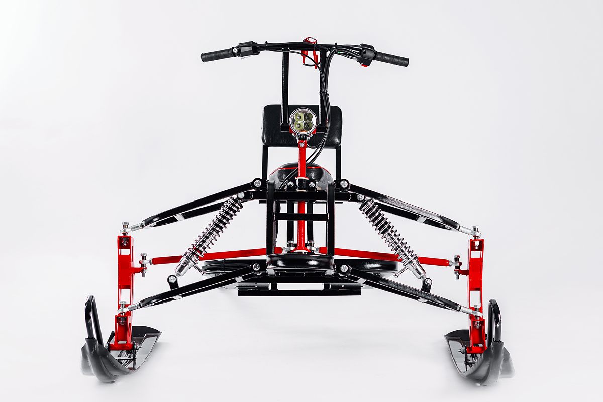 Лыжный модуль IKUDZO с подогревом ручек пластиковые лыжи в Иркутске