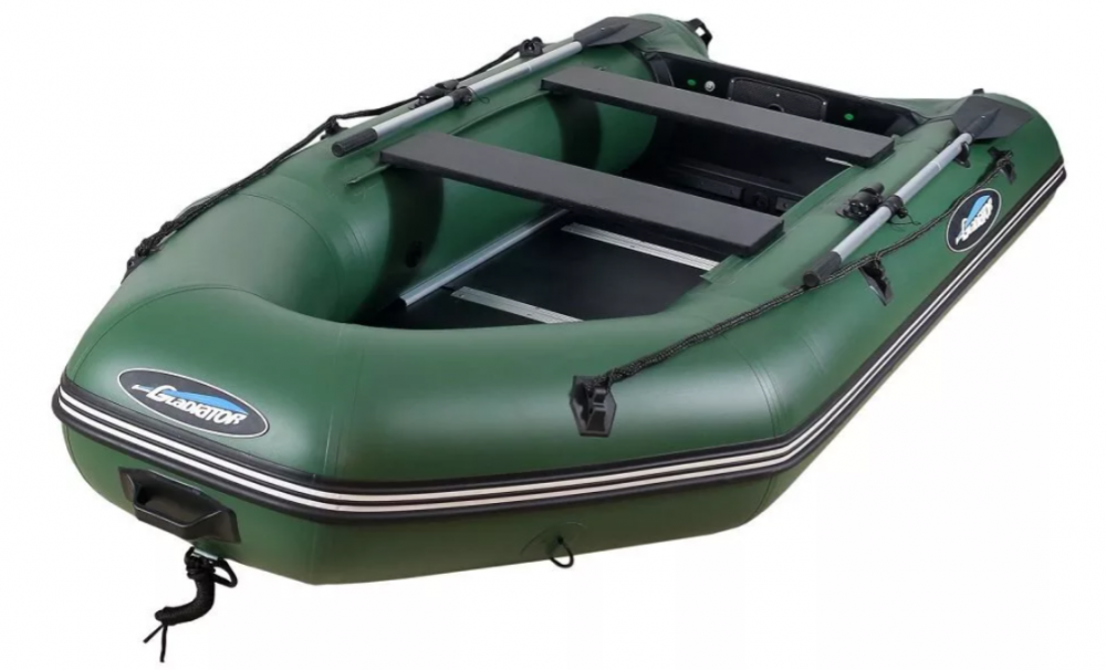 МОТОРНО-ГРЕБНАЯ ЛОДКА ПВХ GLADIATOR А 340 ТК С ФАНЕРНЫМ ПОЛОМ в Иркутске