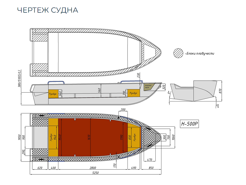 Алюминиевая лодка Неман-500 P в Иркутске