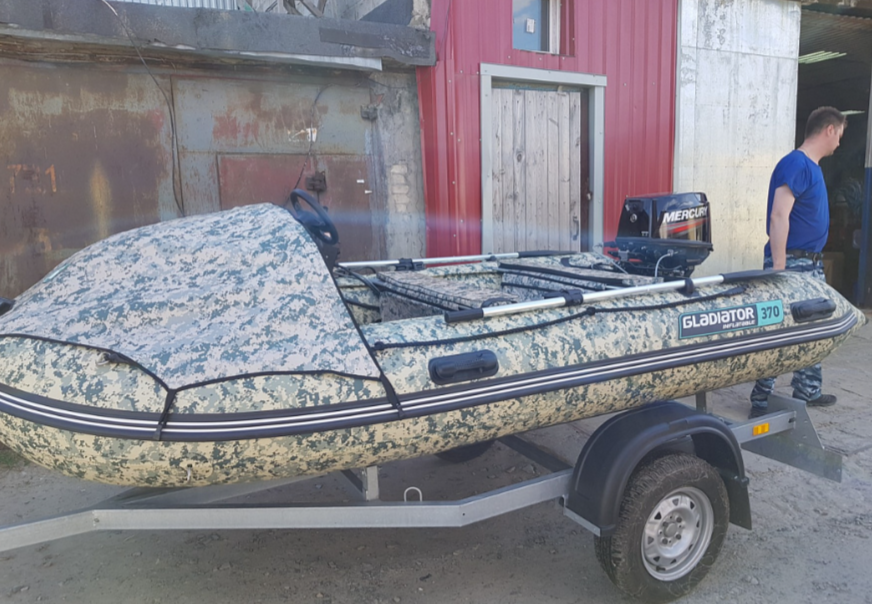 НАДУВНАЯ ЛОДКА GLADIATOR C370AL в Иркутске