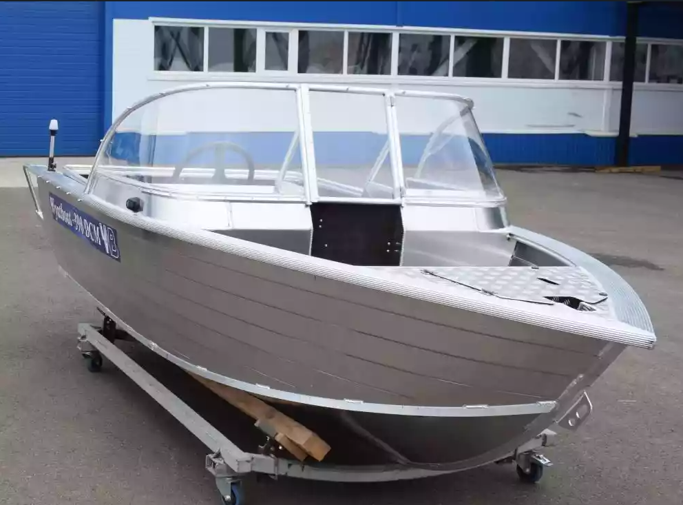 Алюминиевая лодка Wyatboat-390 DCM Увеличенный борт в Иркутске