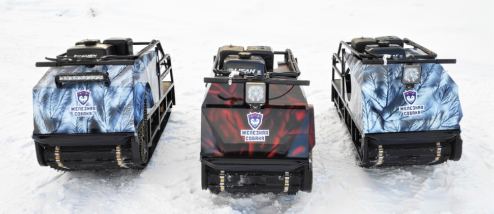 Мотобуксировщик Irondog (Железная собака) M500 9 Камуфляж Охотник в Иркутске