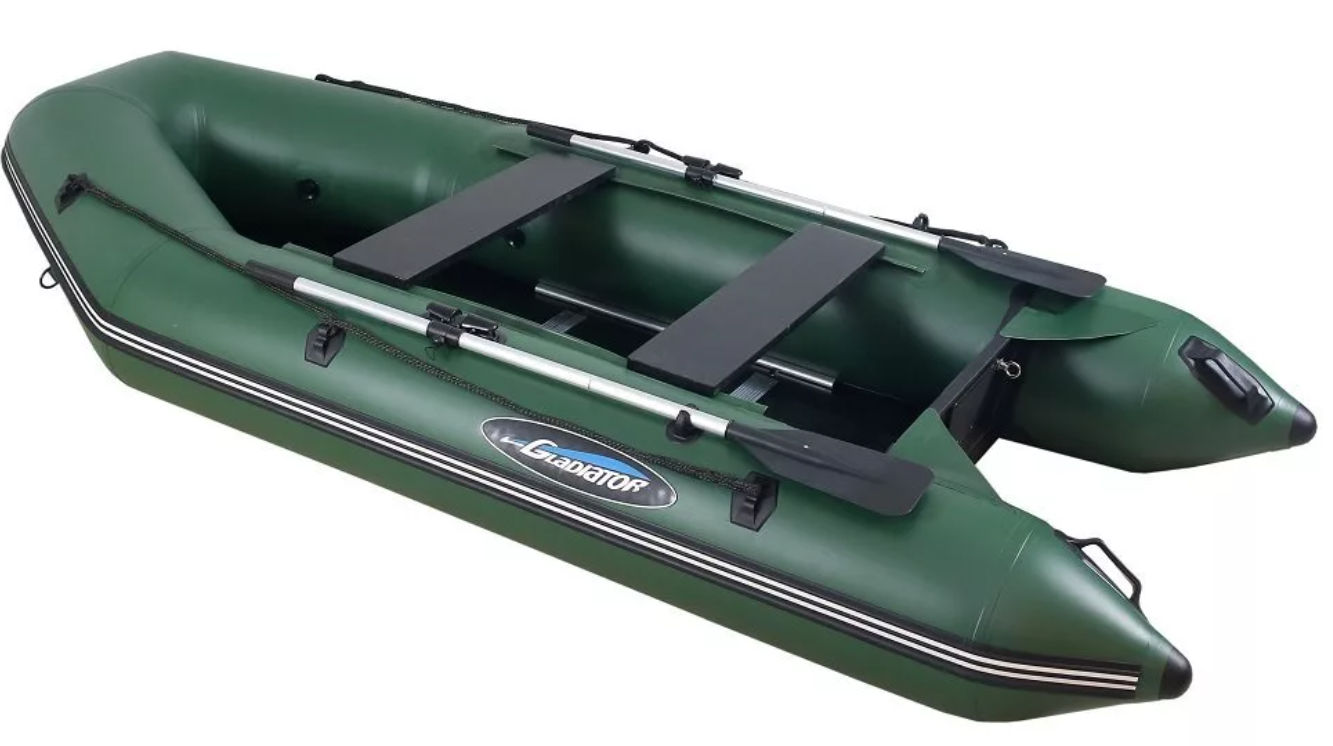 МОТОРНО-ГРЕБНАЯ ЛОДКА ПВХ GLADIATOR A 320 ТК С ФАНЕРНЫМ ПОЛОМ в Иркутске