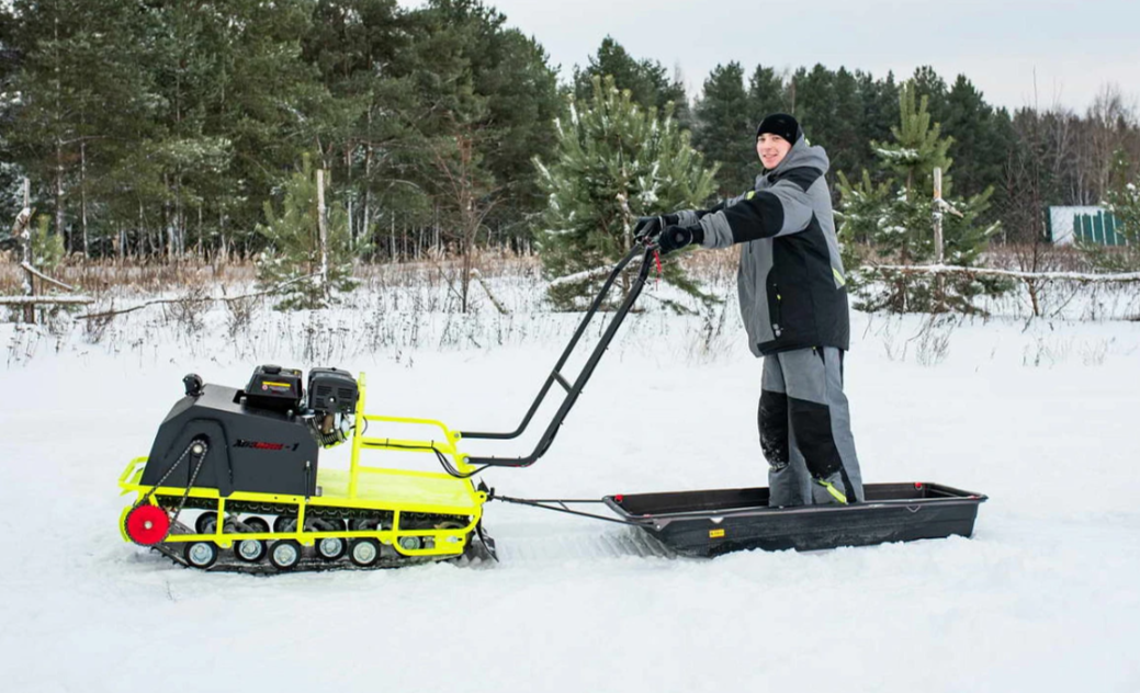 Мотобуксировщик Бурлак ХОЗЯИН-1 (капот металл) в Иркутске