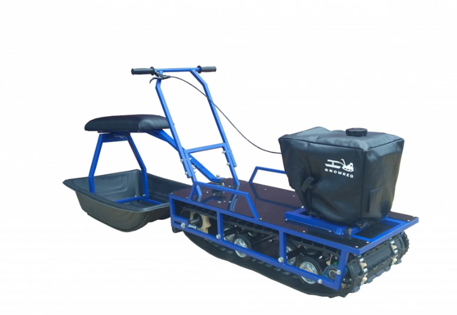 Мотобуксировщик Альбатрос-L 8 с фарой в Иркутске