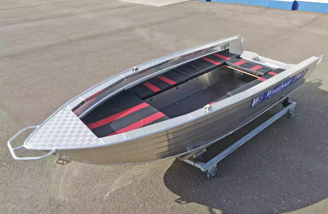 Алюминиевая лодка Wyatboat-390РМ увеличенный борт в Иркутске