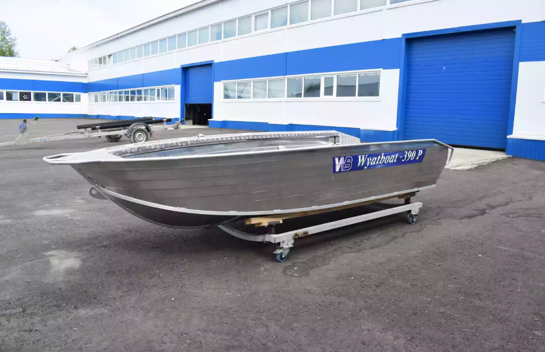 Алюминиевая лодка Wyatboat-390Р Увеличенный борт в Иркутске