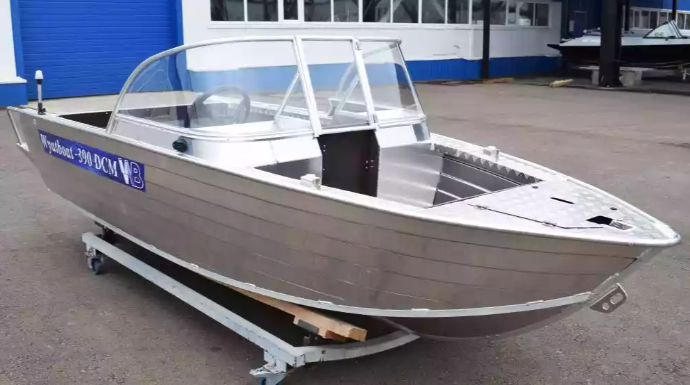 Алюминиевая лодка Wyatboat-390 DCM Увеличенный борт в Иркутске
