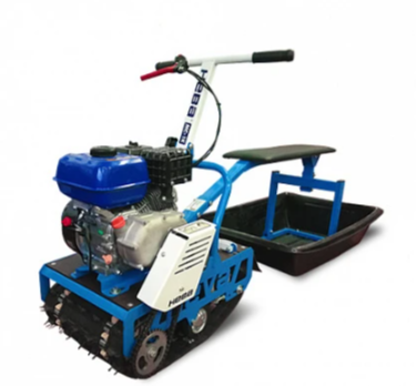 Мотобуксировщик НЕВА МС-1К с санями и сиденьем в Иркутске