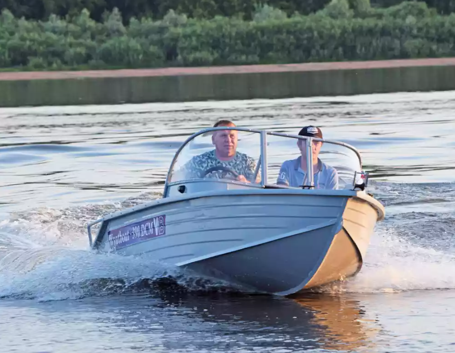 Алюминиевая лодка Wyatboat-390 DCM в Иркутске