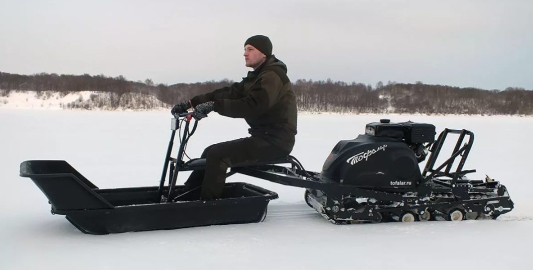 Мотобуксировщик Тофалар 500 с модулем Толкач в Иркутске