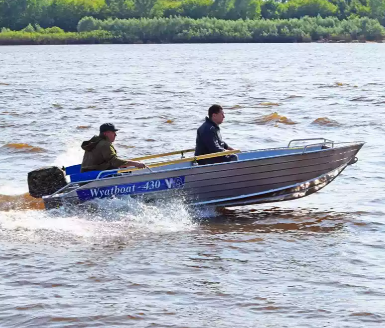 Алюминиевая лодка  Wyatboat-430М в Иркутске