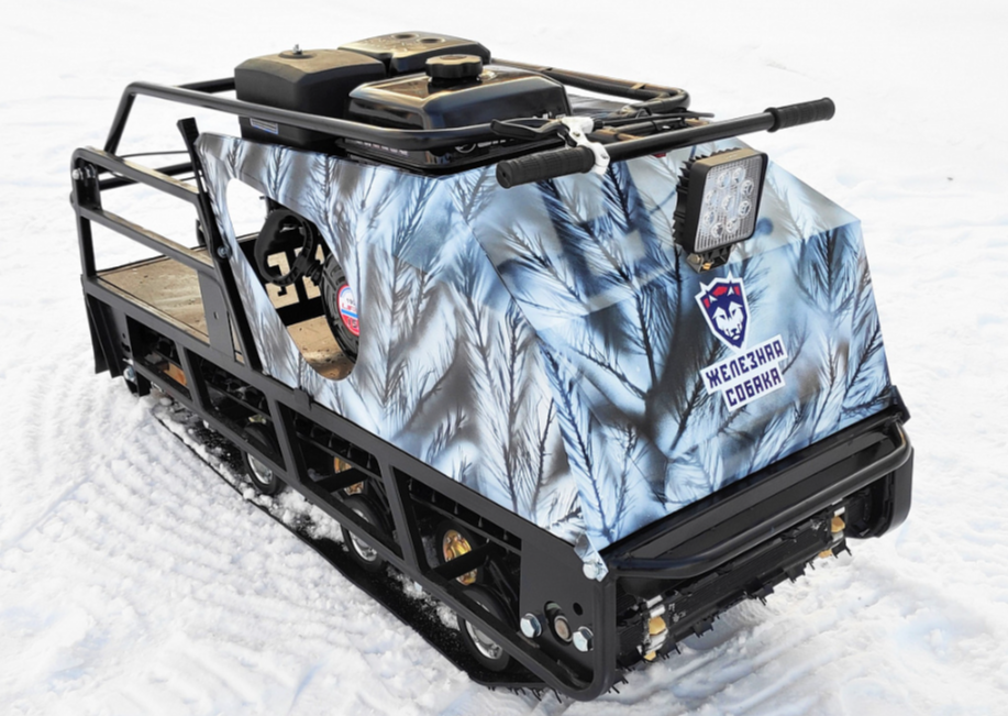 Мотобуксировщик Irondog (Железная собака) M500 9 Камуфляж Охотник в Иркутске