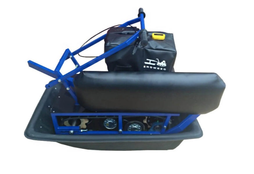 Мини-мотобуксировщик Альбатрос-М с фарой в Иркутске