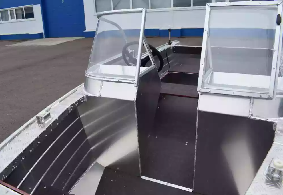 Алюминиевая лодка Wyatboat-390 DCM Увеличенный борт в Иркутске