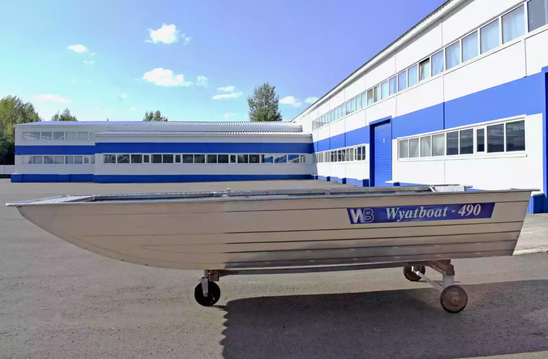 Алюминиевая лодка Wyatboat-490 Jonboat в Иркутске