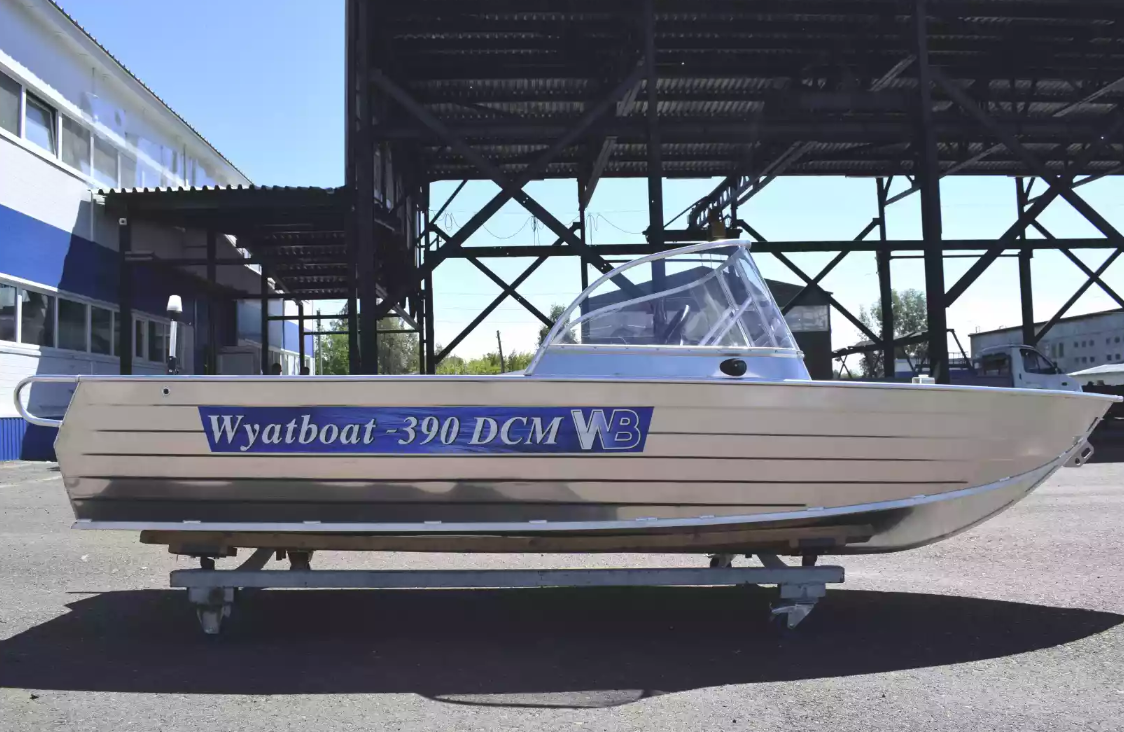 Алюминиевая лодка Wyatboat-390 DCM в Иркутске