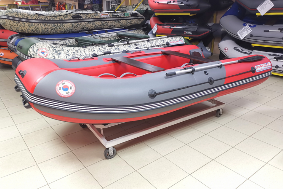 КОМПЛЕКТ Лодка MISHIMO PRO 350 + ЛОДОЧНЫЙ МОТОР MARLIN MP 9.9 (20) AMHS PRO в Иркутске