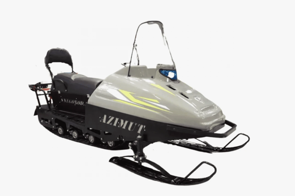 Миниснегоход Бурлак Азимут 20 л.с. , эл.запуск, реверс, тормоз гидравл, капот серый в Иркутске