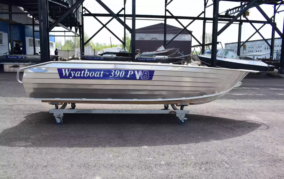 Алюминиевая лодка Wyatboat-390Р Увеличенный борт в Иркутске