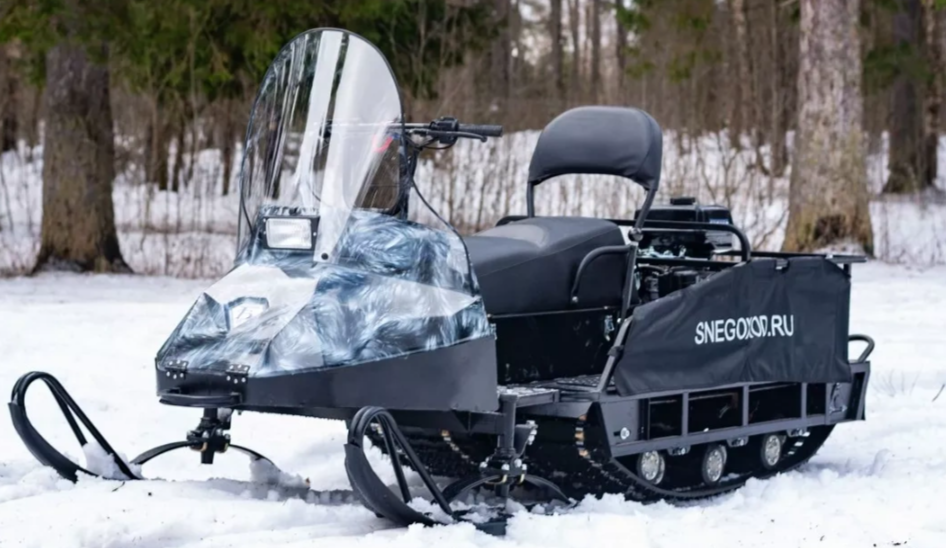 Миниснегоход Егерь Экспедитор 20 л.с. , реверс, тормоз, капот белый в Иркутске