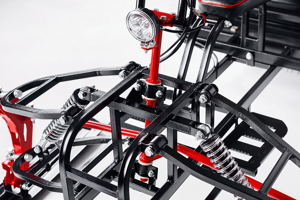 Лыжный модуль IKUDZO с подогревом ручек пластиковые лыжи в Иркутске