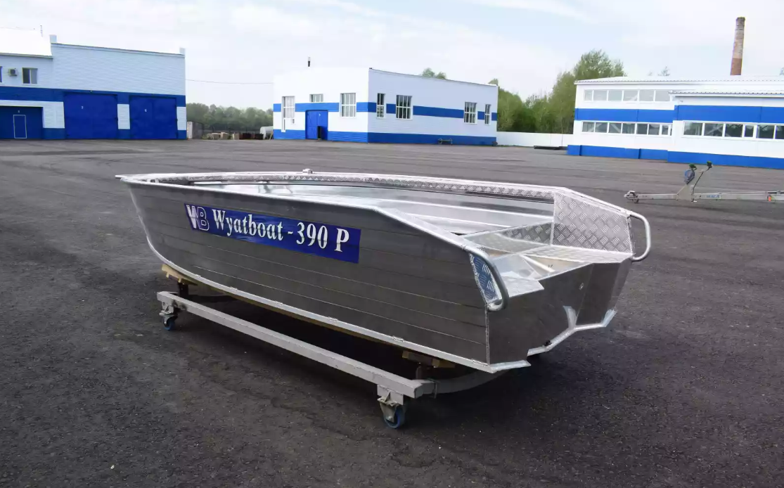 Алюминиевая лодка Wyatboat-390Р Увеличенный борт в Иркутске