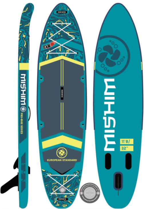 SUP (САП) Доска MISHIMO PRO-MAX Light Teal 11’ (335см) в Иркутске