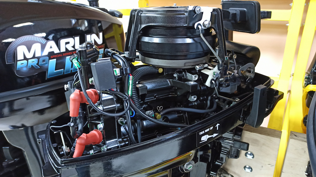 КОМПЛЕКТ Лодка MISHIMO PRO 350 + ЛОДОЧНЫЙ МОТОР MARLIN MP 9.9 (20) AMHS PRO в Иркутске