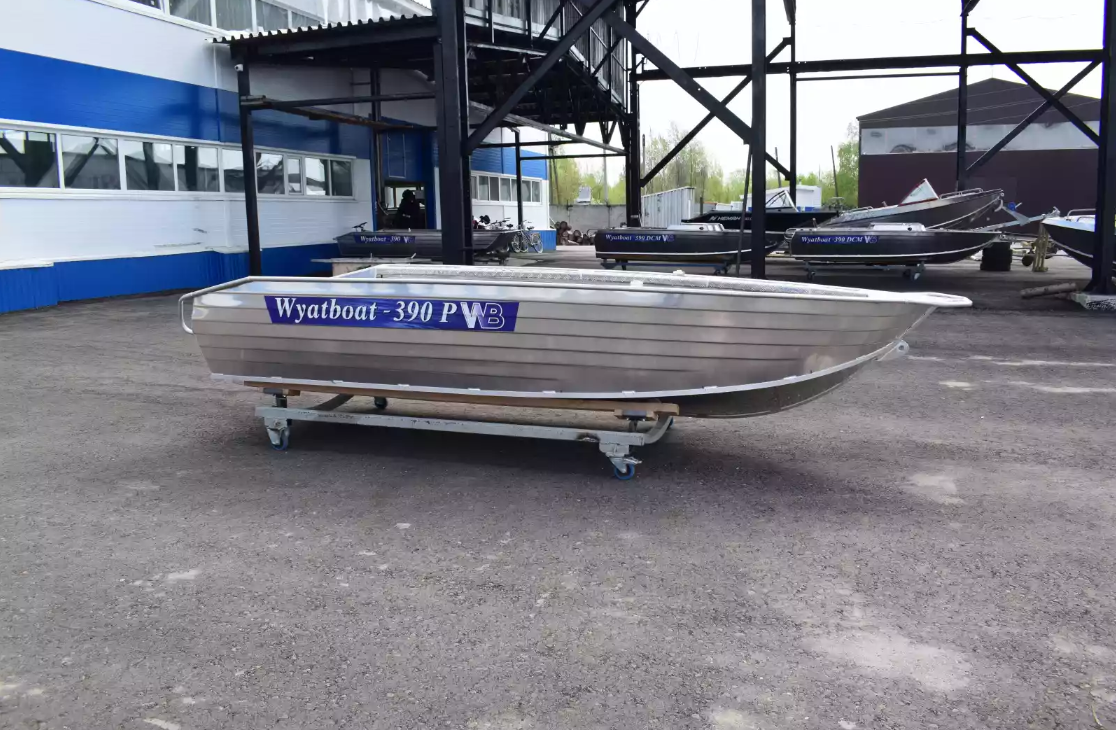 Алюминиевая лодка Wyatboat-390Р Увеличенный борт в Иркутске