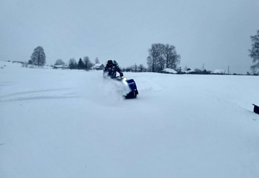 Мотобуксировщик Альбатрос-XLV 15 тележки, 1450 мм в Иркутске