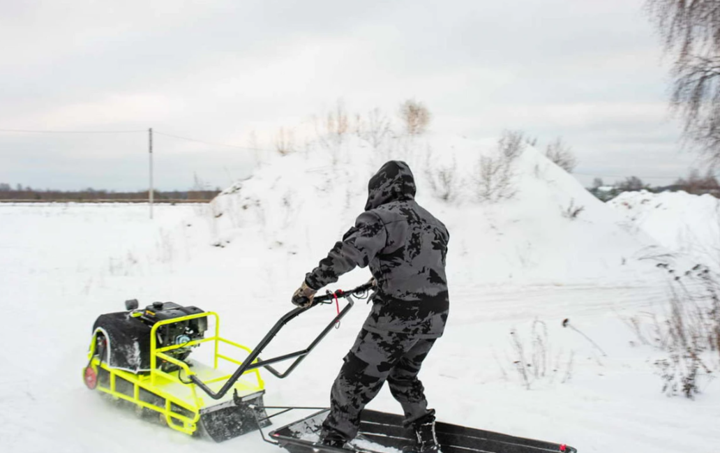 Мотобуксировщик Бурлак ХОЗЯИН-1 (капот металл) в Иркутске