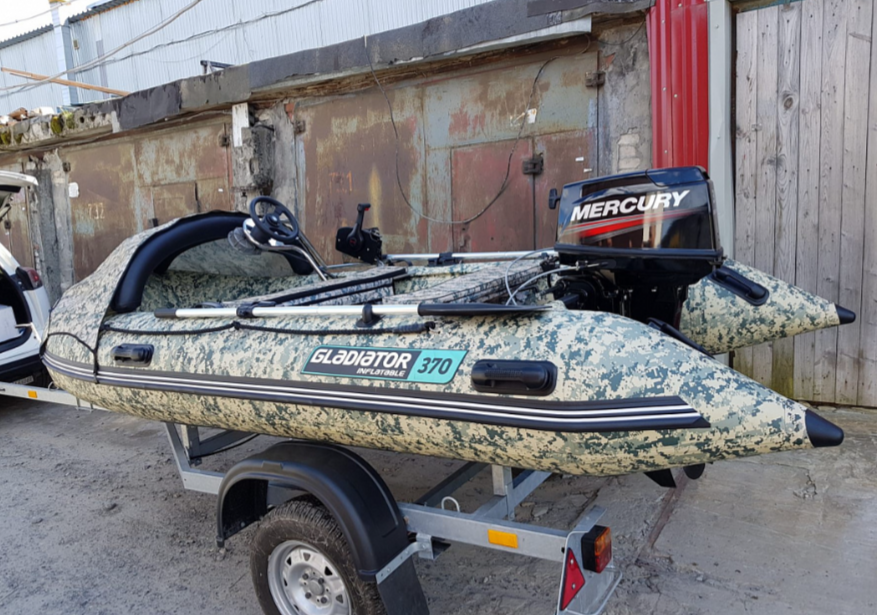 НАДУВНАЯ ЛОДКА GLADIATOR C370AL в Иркутске