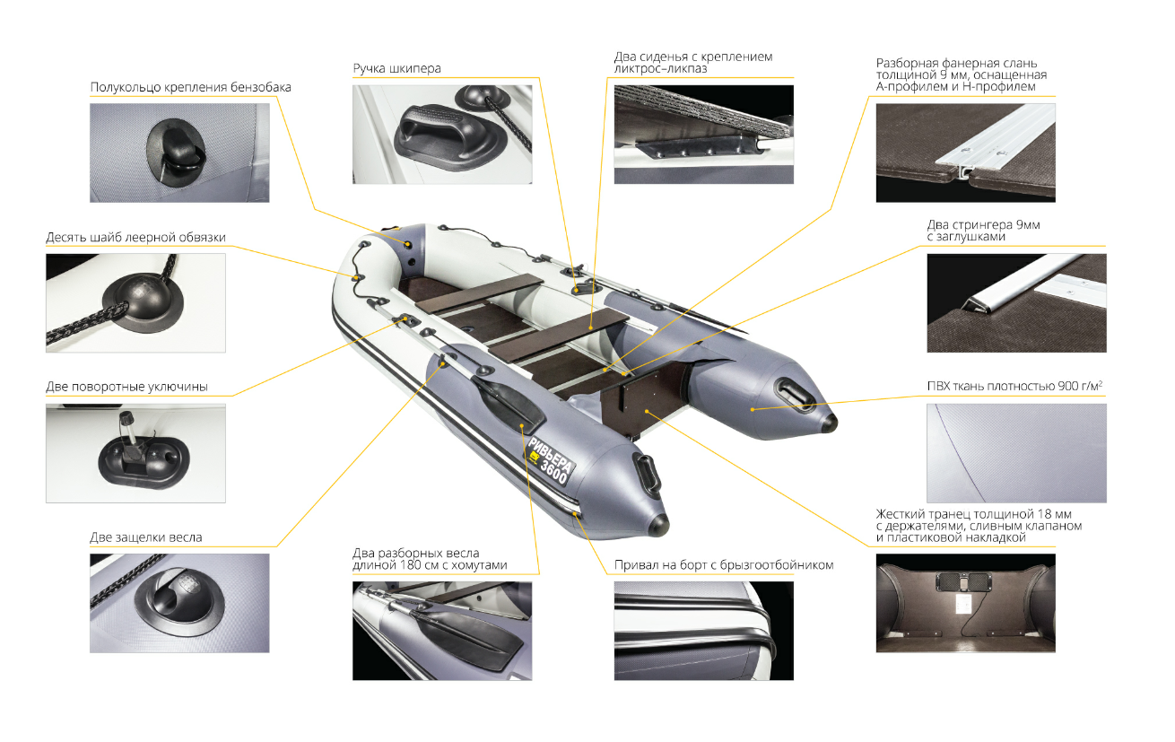 Лодка Ривьера Компакт 3600 СК в Иркутске