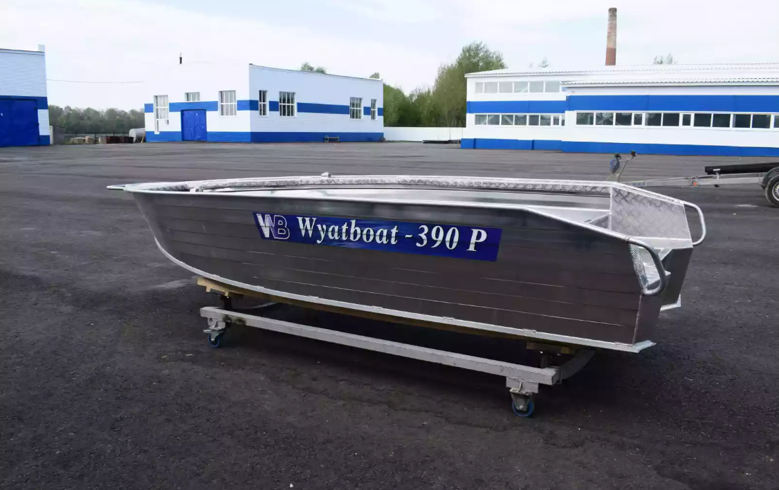Алюминиевая лодка Wyatboat-390Р Увеличенный борт в Иркутске