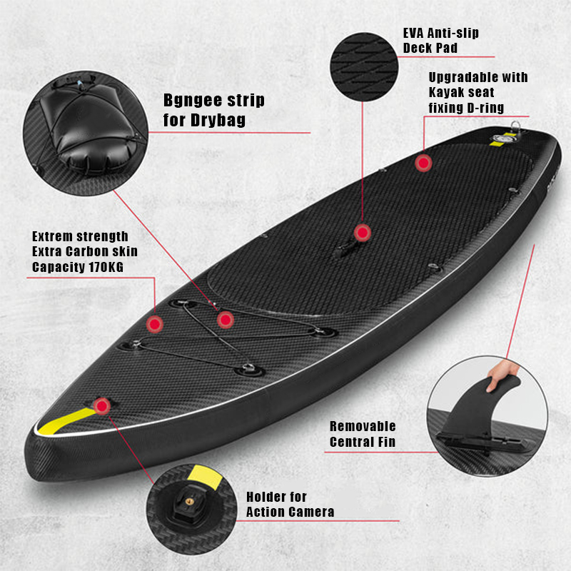 SUP (САП) ДОСКА MISHIMO CARBON DARKSIDE 11’ (335СМ) в Иркутске