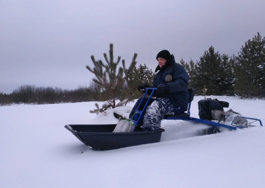 Мотобуксировщик толкач Альбатрос-XL8 с модулем. Без фары, тележки в Иркутске
