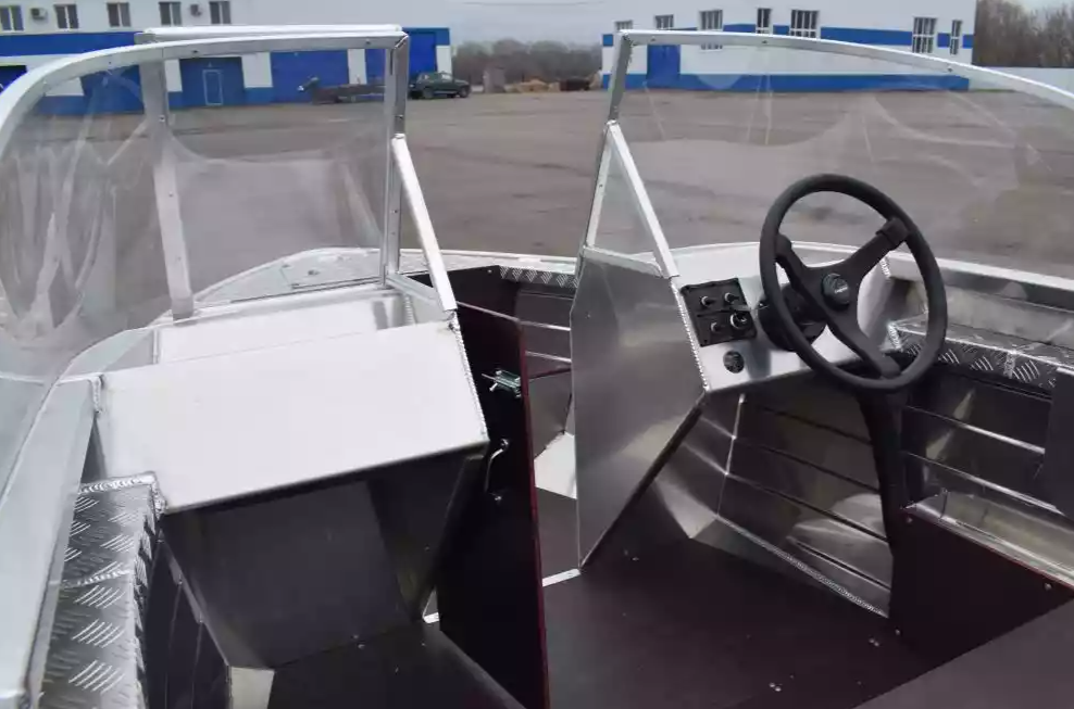 Алюминиевая лодка Wyatboat-390 DCM Увеличенный борт в Иркутске