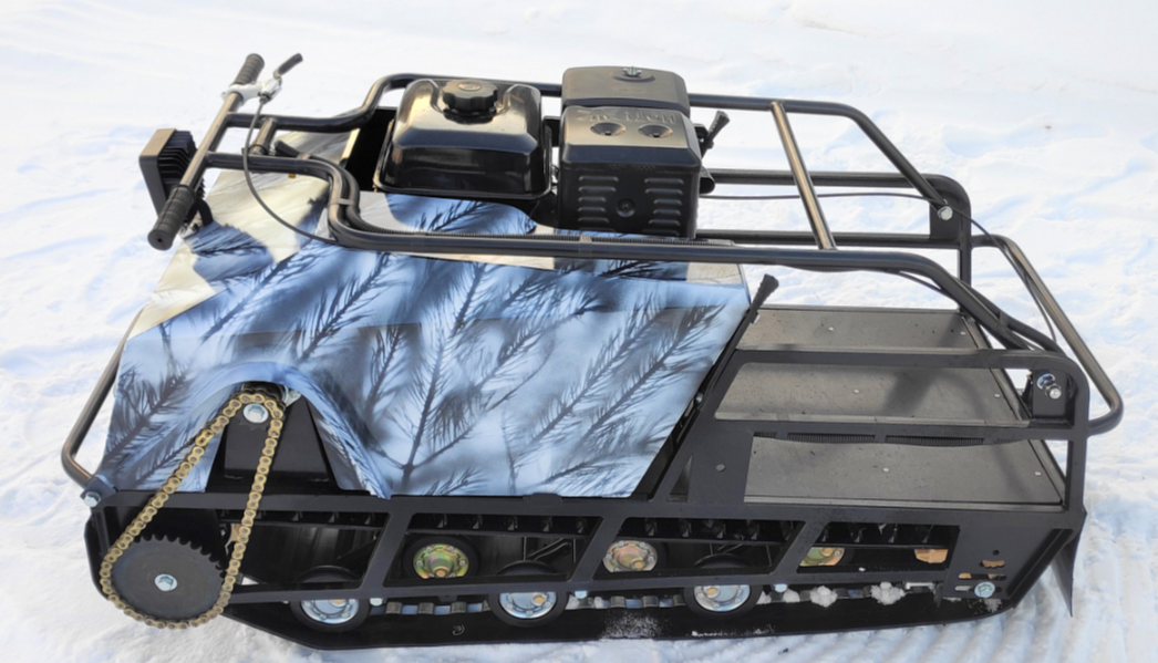 Мотобуксировщик Irondog (Железная собака) M500 9 Камуфляж Охотник в Иркутске