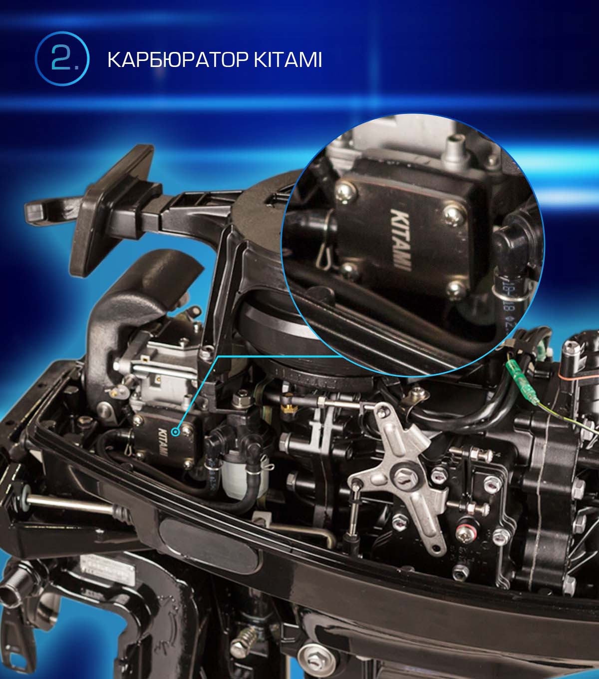 Лодочный мотор MARLIN PROLINE MP 9.9 (20) AWRS FORCE в Иркутске