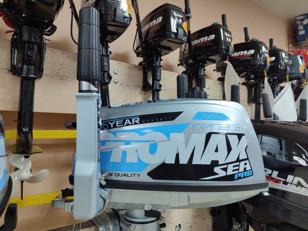 Лодочный мотор PROMAX SP5FHS (внешний бак 12 л) в Иркутске