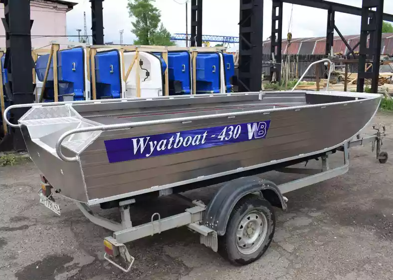 Алюминиевая лодка  Wyatboat-430 Master в Иркутске
