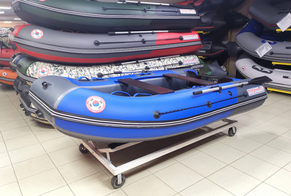 КОМПЛЕКТ Лодка MISHIMO PRO 350 + ЛОДОЧНЫЙ МОТОР MARLIN MP 9.9 (20) AMHS PRO в Иркутске