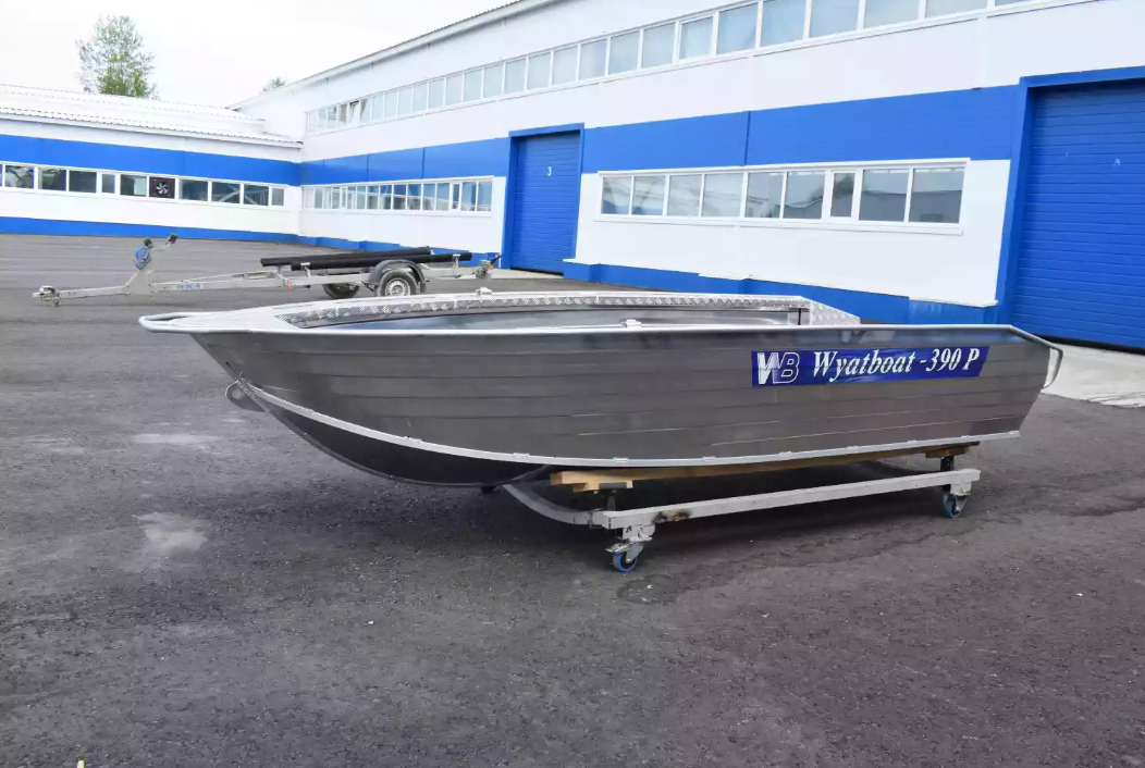 Алюминиевая лодка Wyatboat-390Р Увеличенный борт в Иркутске