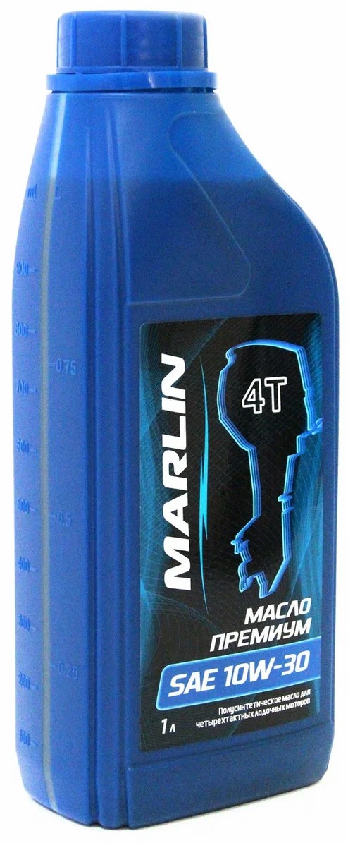МАСЛО MARLIN ПРЕМИУМ 4Т, SAE 10W-30 (1 ЛИТР)/ПОЛУСИНТ. в Иркутске