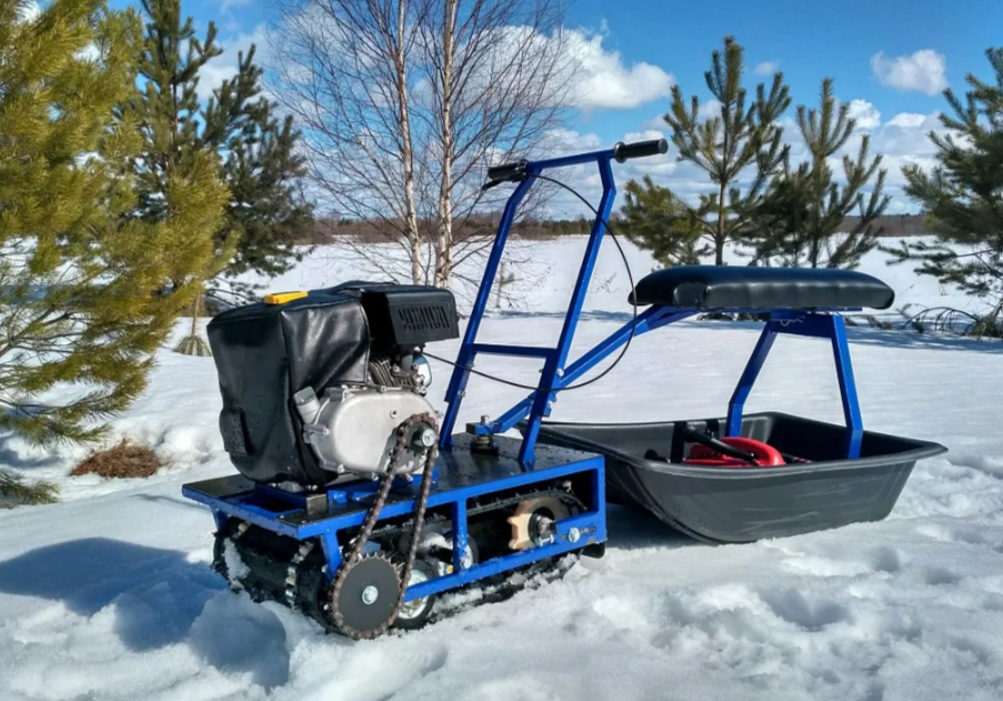 Мини-мотобуксировщик Альбатрос-М без фары в Иркутске